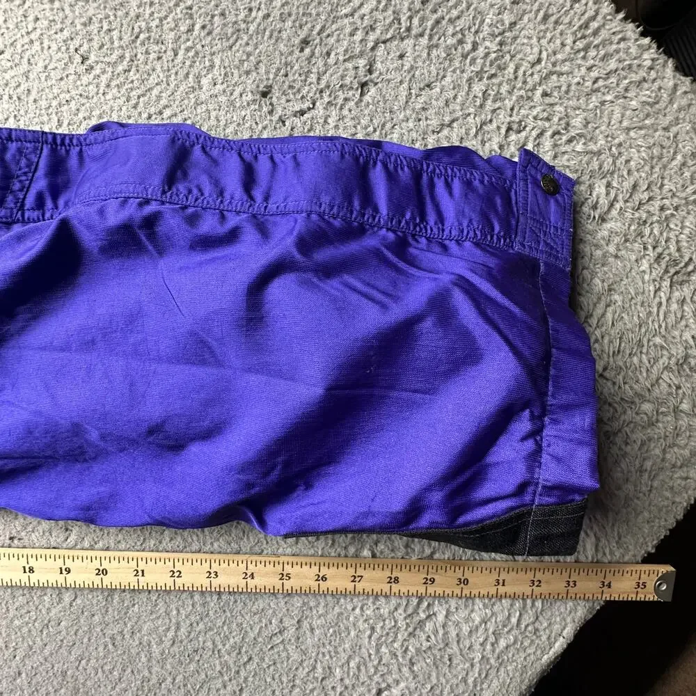 Vintage The North Face Gore-Tex Purple Ski Pants Mens XL Black Hybrid Sizing